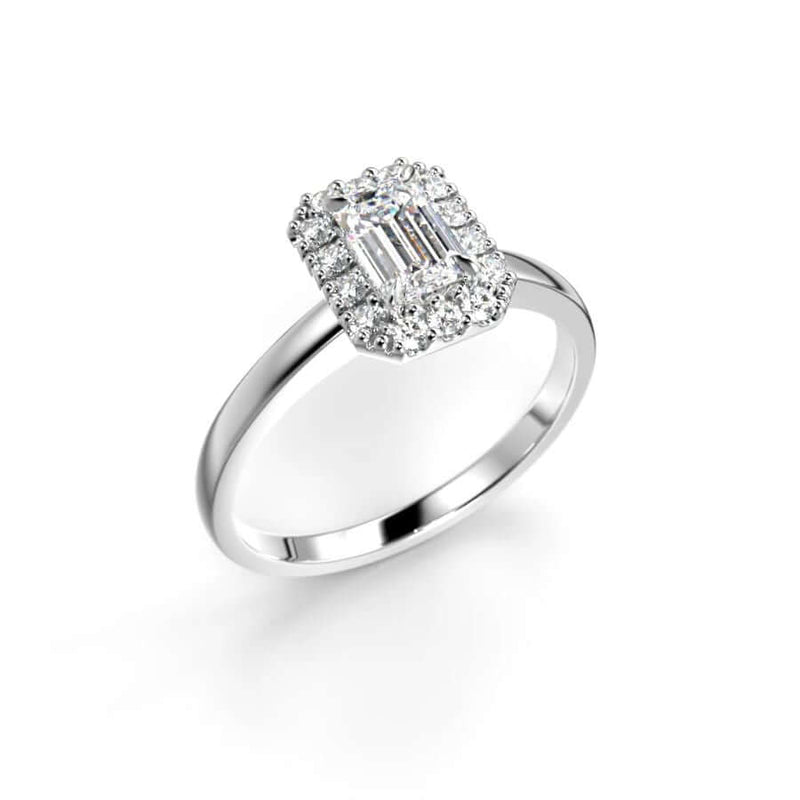 Festive Serena Halo Timanttisormus 722-064