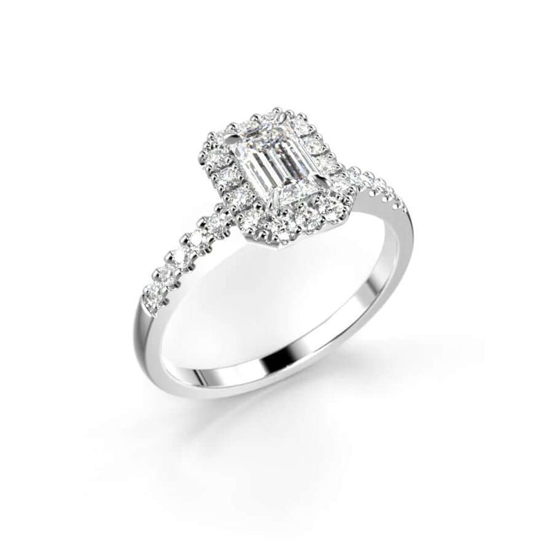 Festive Serena Halo Timanttisormus 723-074