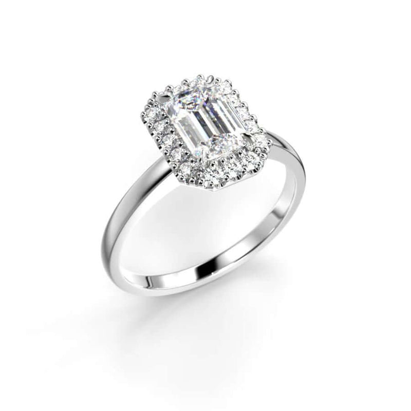 Festive Serena Halo Timanttisormus 724-116