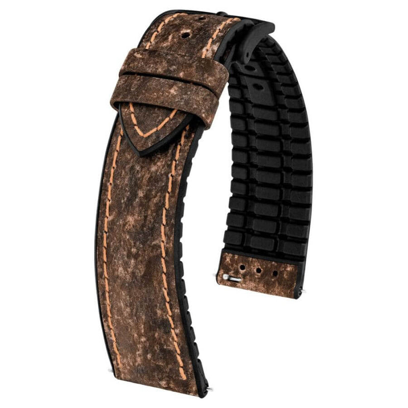 Hirsch Arne Stone Ruskea Kellonranneke 0925044010-5