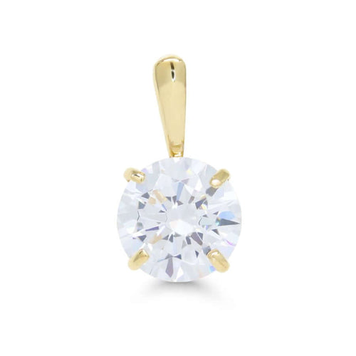 Klassinen Keltakultariipus Zirkonilla K-P63525Z