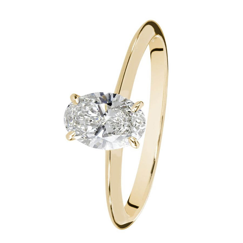 Kohinoor Ella Ovaali Timanttisormus 983A-622-80B3L