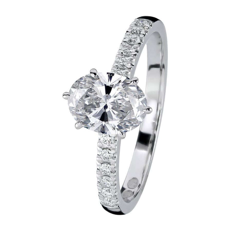 Kohinoor Theia Ovaali Timanttisormus 033-461-112L