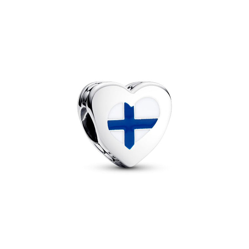 Pandora Suomi Sydän Lippu Charm Hela 792015C00