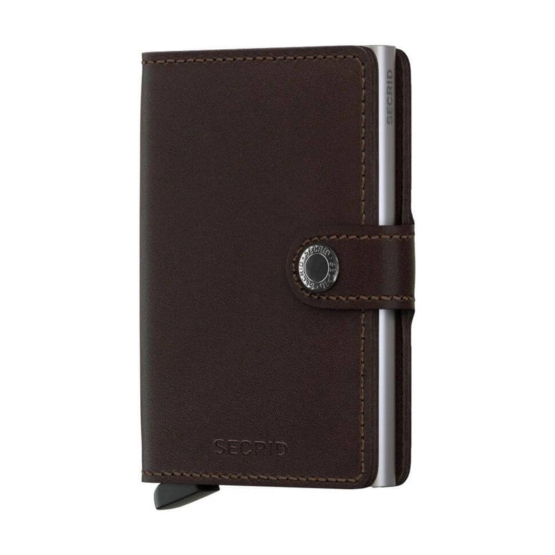 Secrid Miniwallet Original Dark Brown lompakko