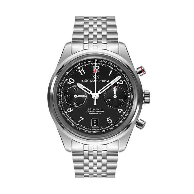 Sjöö Sandström Royal Steel Chronograph 021521