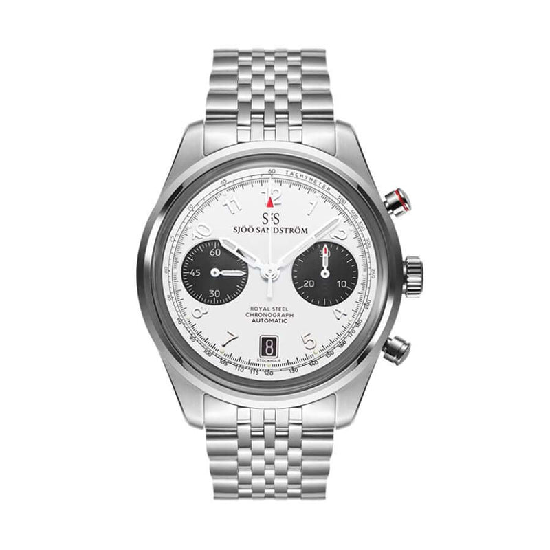 Sjöö Sandström Royal Steel Chronograph 021620