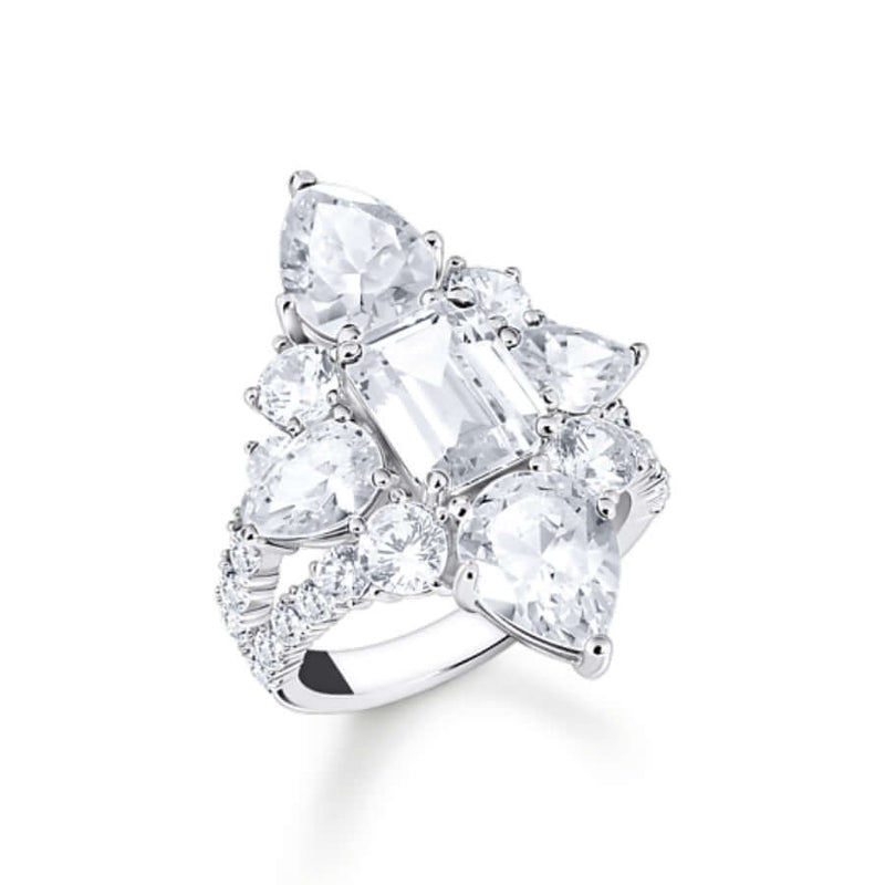Thomas Sabo Silver Cocktail Sormus TR2441-051-14-56