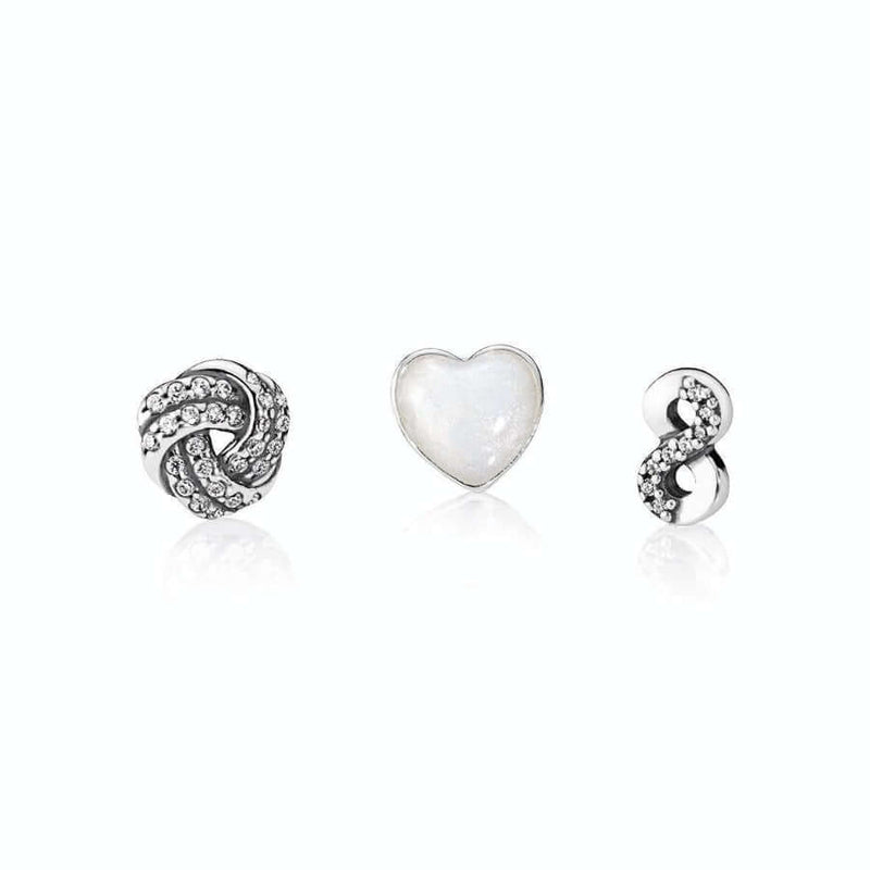 Pandora Infinity Love Locket Charm 792103cz