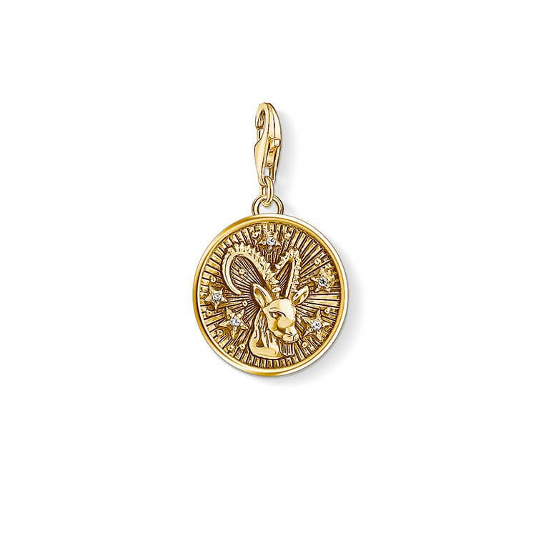 Thomas Sabo Charm Club kauris kullattu horoskooppiriipus 1661-414-39