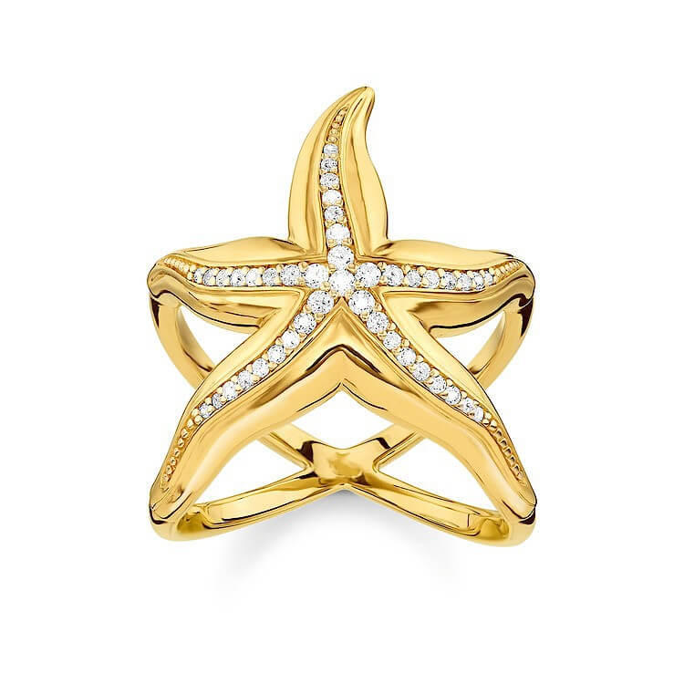 Thomas Sabo Starfish kullattu sormus TR2184-414-39