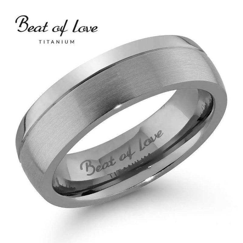 Beat of Love kihlasormus TI-069-6mm