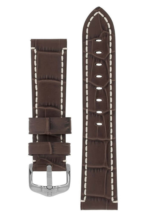 Hirsch Knight ruskea kellon ranneke