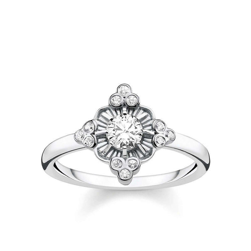 Thomas Sabo Royalty White sormus TR2221-643-14
