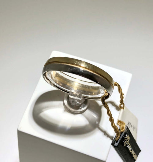 Tillander Black Label 750-226 kelta- ja valkokultainen kihlasormus