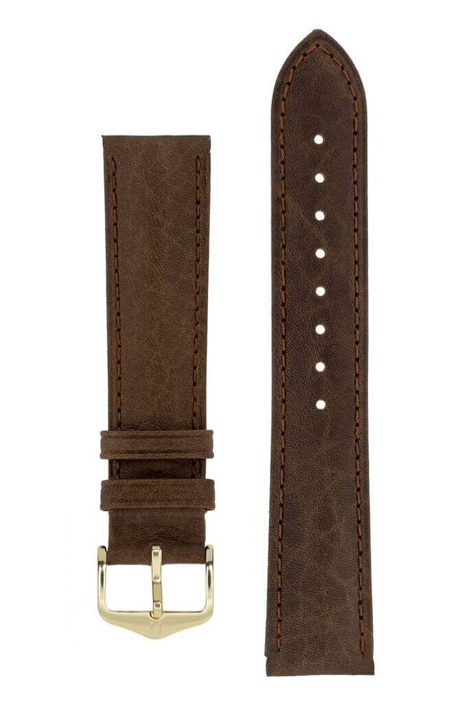 Hirsch Camelgrain ruskea kellon ranneke