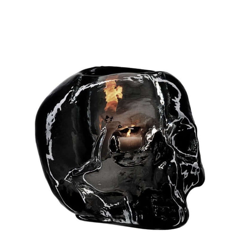 Kosta Boda Still life Skull Black 7062201