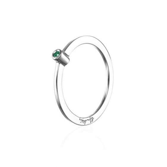 Efva Attling Mikro Blink Ring Emerald Sormus 13-100-01899