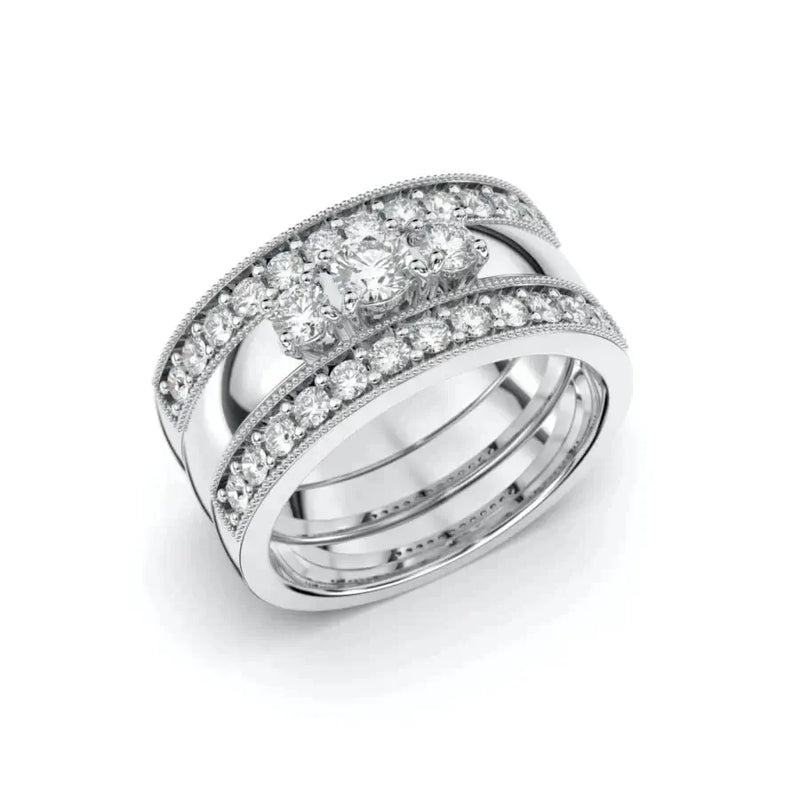 Festive Ariel Set timanttisormus 0,73 ct