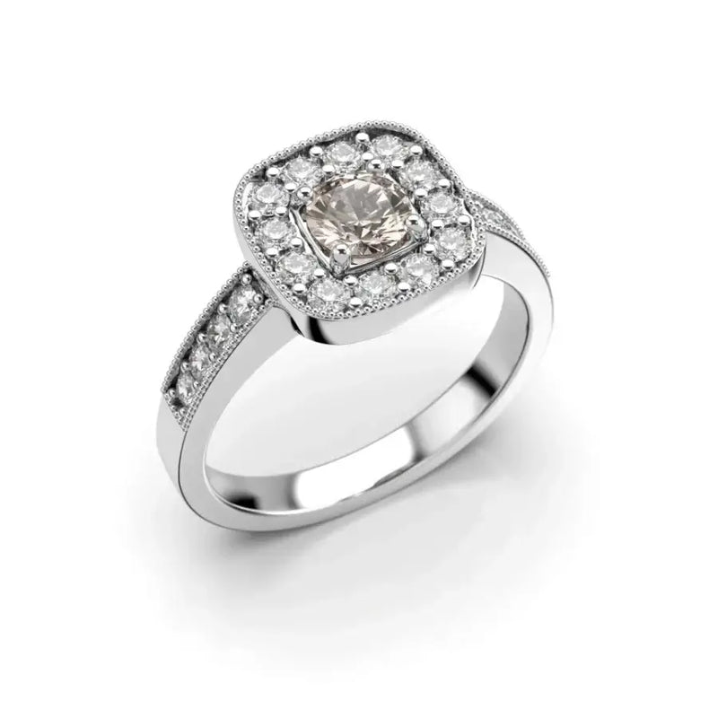 Festive Jane Halo Sides timanttisormus 504-070M