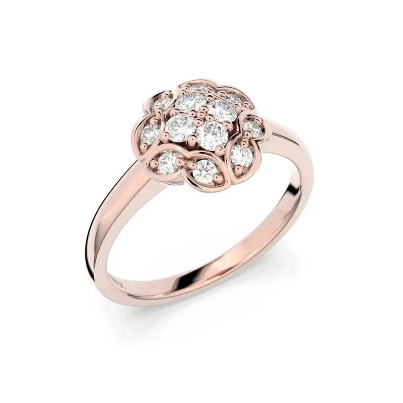 Festive Marigold timanttisormus 528-032