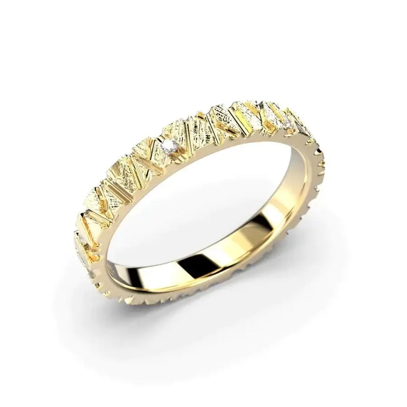 Festive Rautapuu Timanttisormus 3 mm