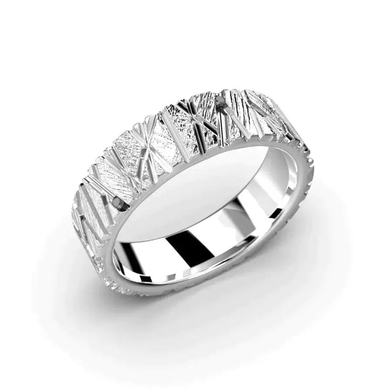 Festive Rautapuu Timanttisormus 5 mm