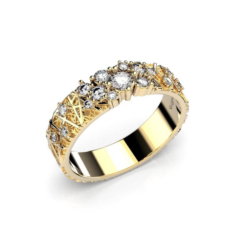 Festive Routa Rakka Timanttisormus 627-033