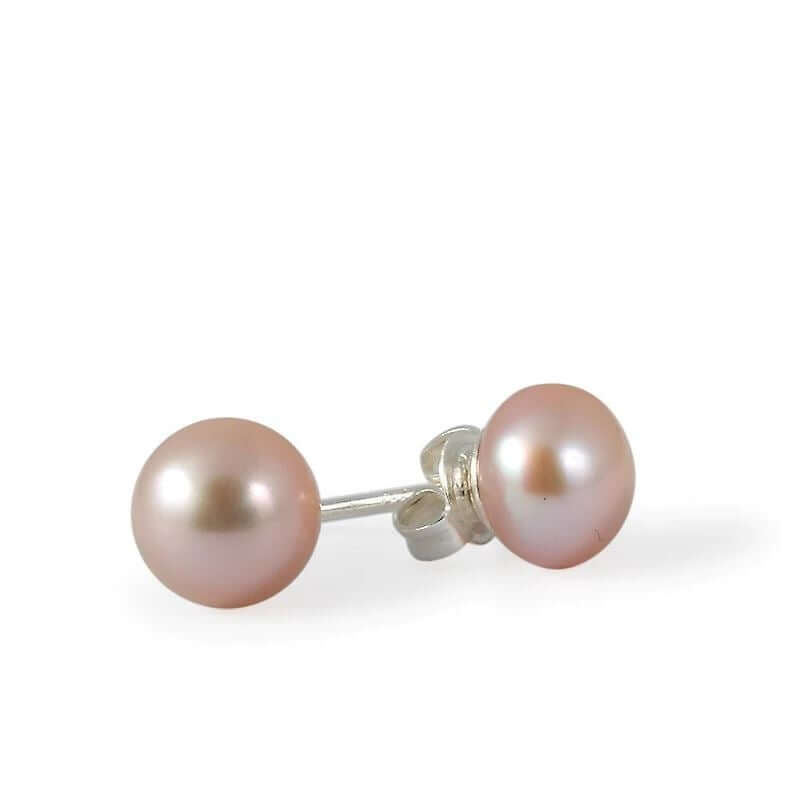 Gaura Pearls Ellen helmikorvakorut vaaleanpunaisilla helmillä EFB08P