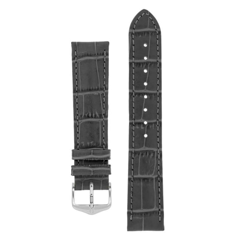Hirsch Duke harmaa kellon ranneke