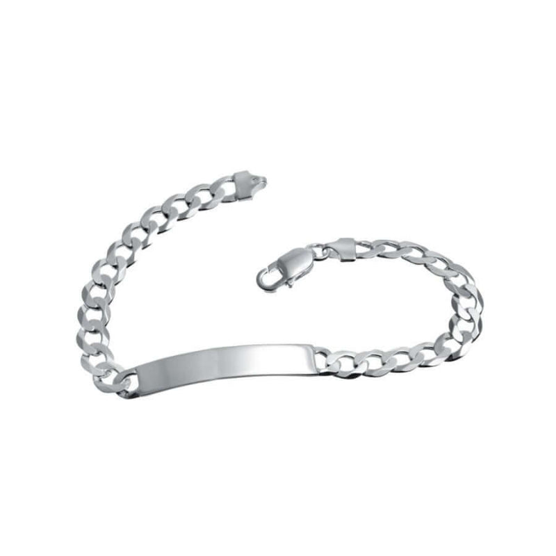 Hopeinen ranneketju laatalla 5,2 mm