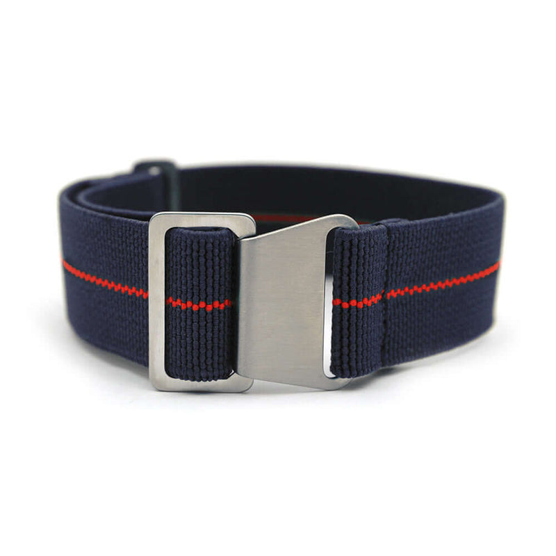 KARU venyvä nato-ranneke, sinipunainen raidallinen