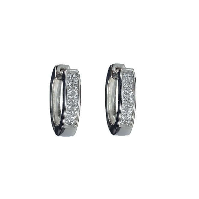 Kohinoor Valkokulta Timanttikorvakorut 143-P0572V