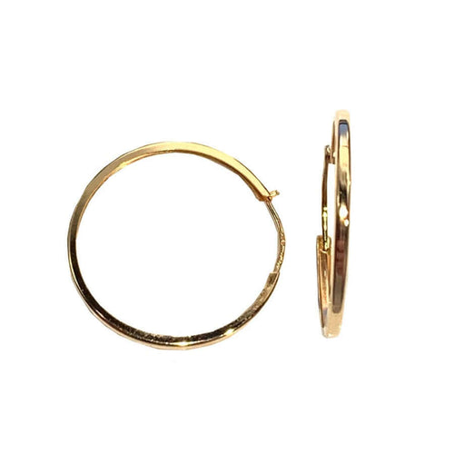 Kultaiset korvarenkaat 20 mm 1520FKK