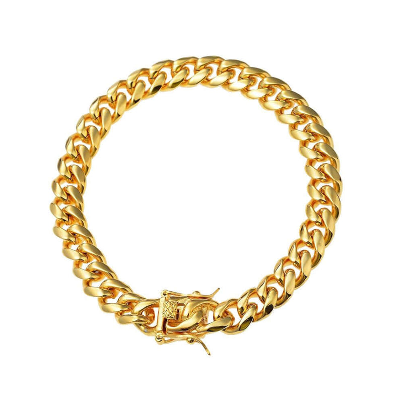 Bosie kullattu panssariranneketju (6 mm / 18,5 cm, 20,5 cm)