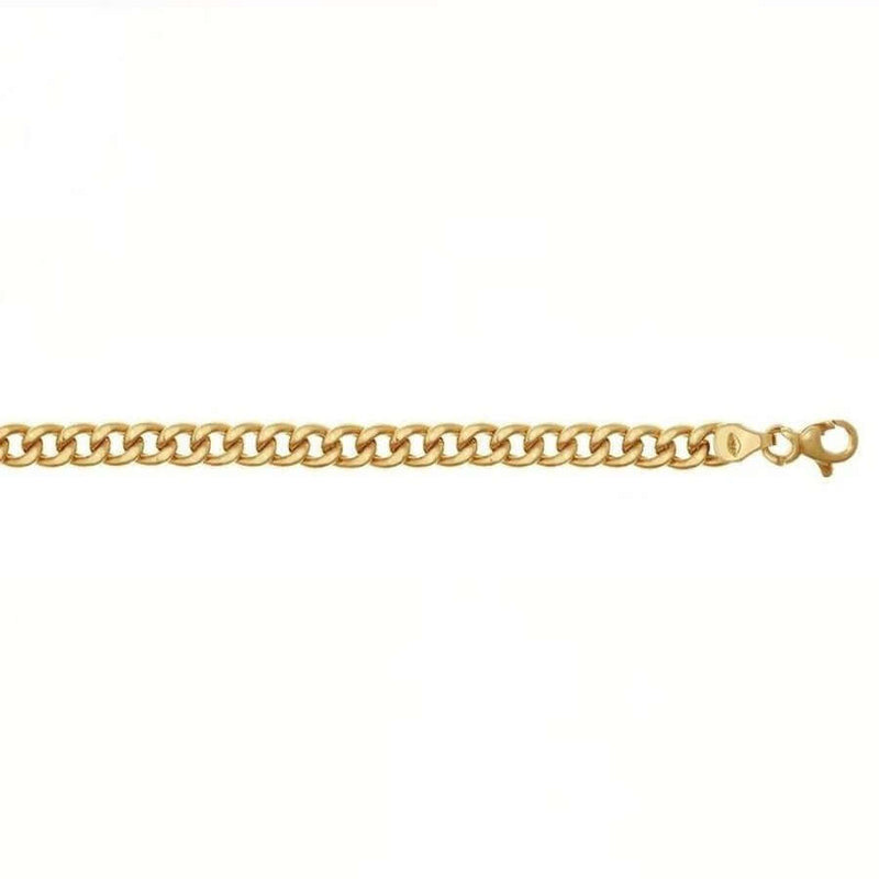 Kultainen panssariranneketju 4,2 mm / 19 cm