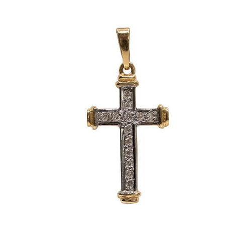 Kultainen Timanttiristi 0,09ct