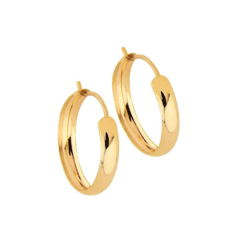 Kultaiset korvarenkaat (20 mm) 204KK