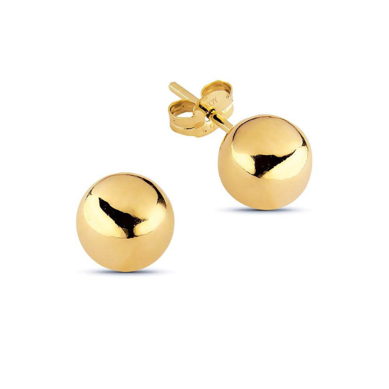 Kultaiset pallokorvakorut (5 mm) 100231