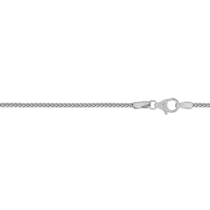 Valkokultainen kaulaketju 1,2 mm
