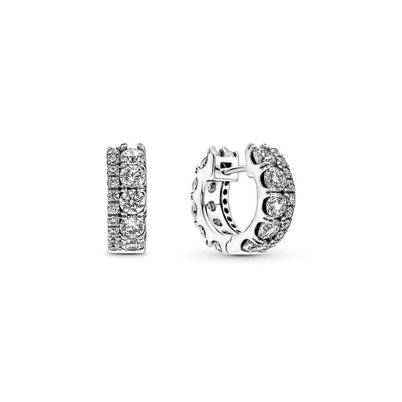 Pandora Double Band Pavé korvakorut 290058C01