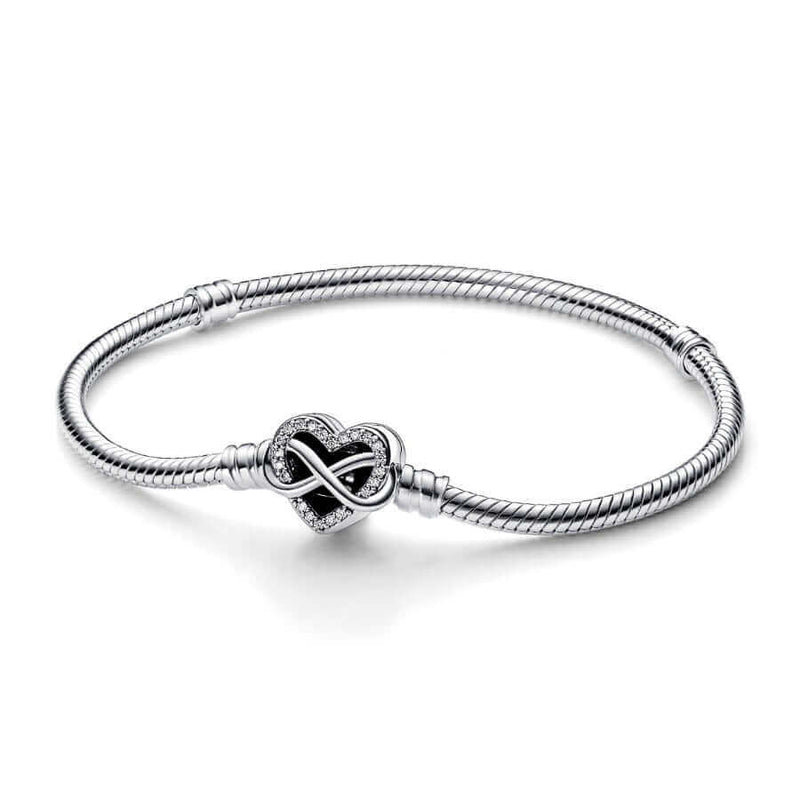 Pandora Moments Sparkling Infinity Heart Clasp rannekoru 592645C01