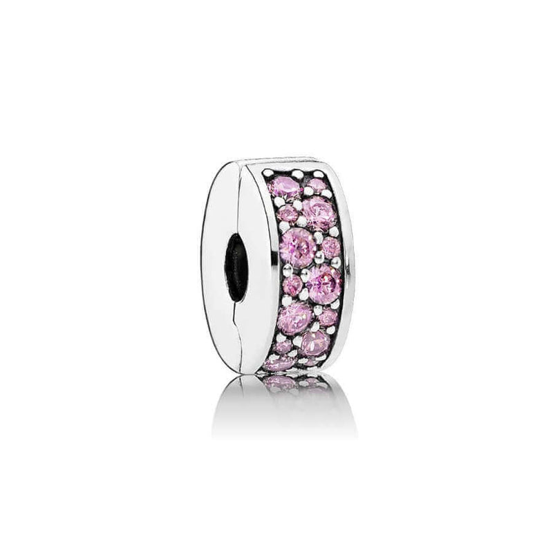 Pandora Pavé Pink Shining Elegance lukkopala 791817PCZ