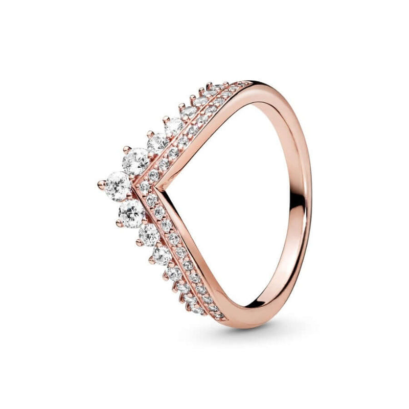 Pandora Rose Princess Wishbone sormus 187736CZ