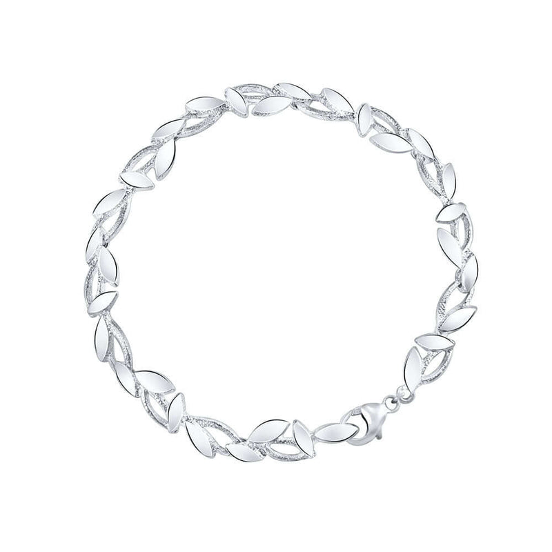 Tammi Jewellery Hopeinen Sademetsä Rannekoru S2295
