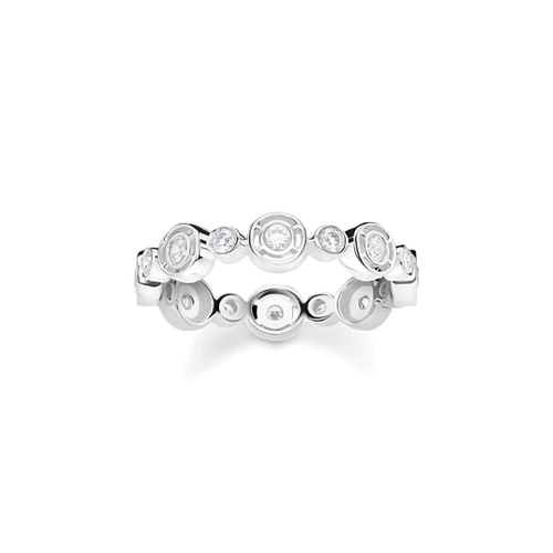 Thomas Sabo Sterling Silver White Stones sormus TR2256-051-14