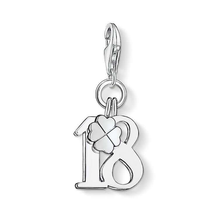 Thomas Sabo Charm Club Lucky Number 18 0473-001-12