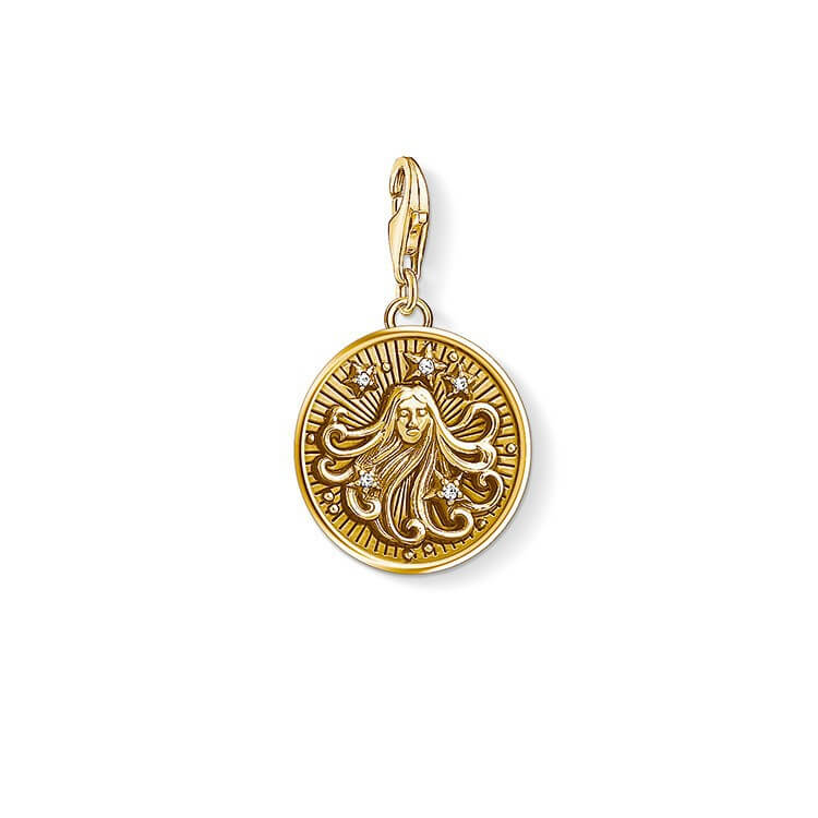 Thomas Sabo Charm Club neitsyt kullattu horoskooppiriipus 1657-414-39