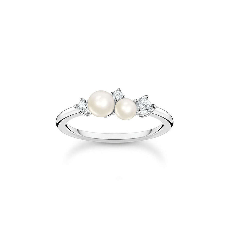 Thomas Sabo Pearl with White Stones Sormus