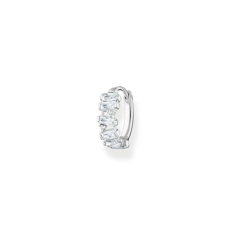Thomas Sabo Hoop Earring White Stones Silver korvakoru 1 kpl